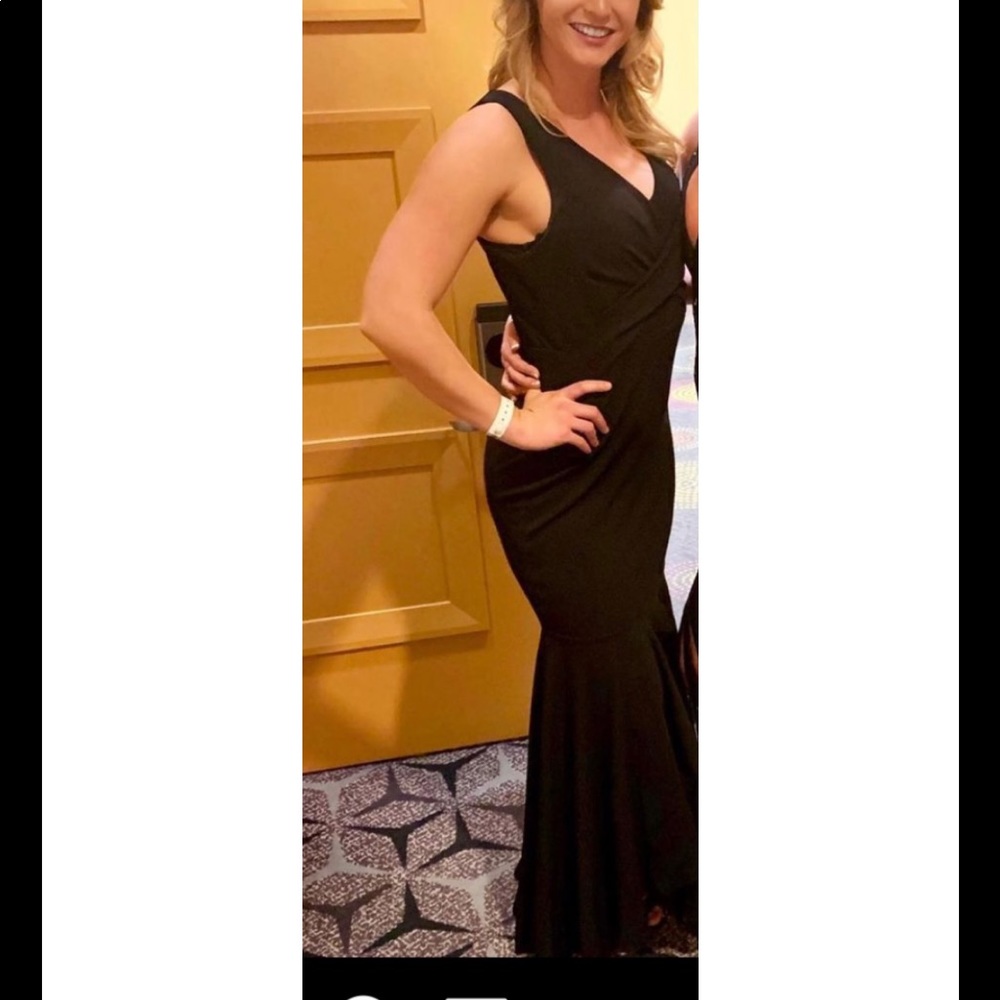Lulus Long Black Sleeveless Gown